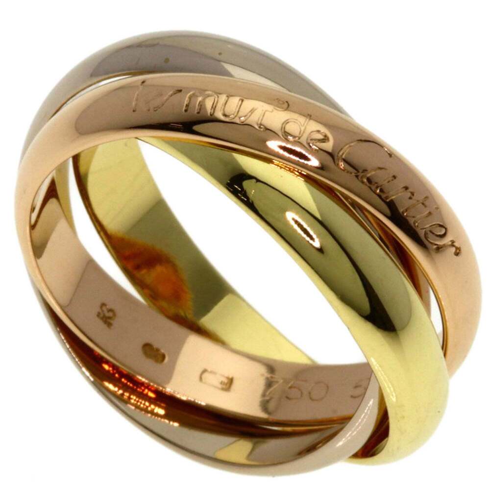 CARTIER Authentic 18k Gold Trinity Ring #51